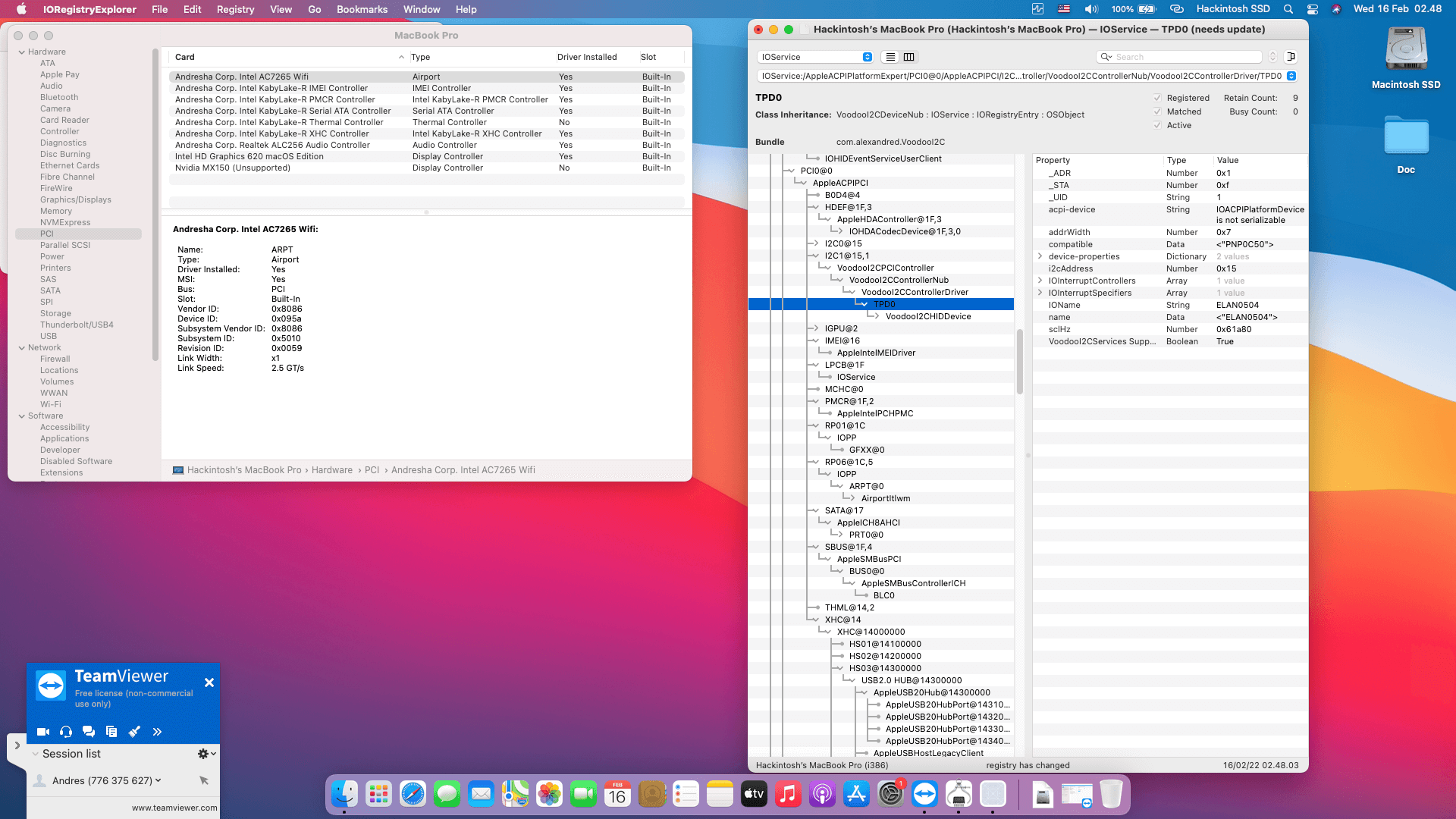 Acer Swift 3 SF314 54G 51WS 3rd [KabyLake R + Intel UHD 620 + I2C]   OpenCore 9